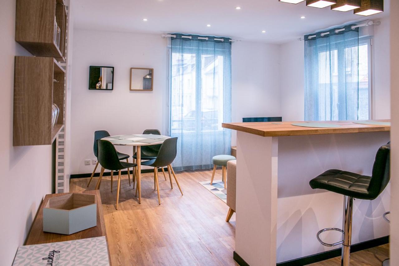 Douces Nuits Caennaises - Parking Prive Inclus, Centre Ville Bagian luar foto